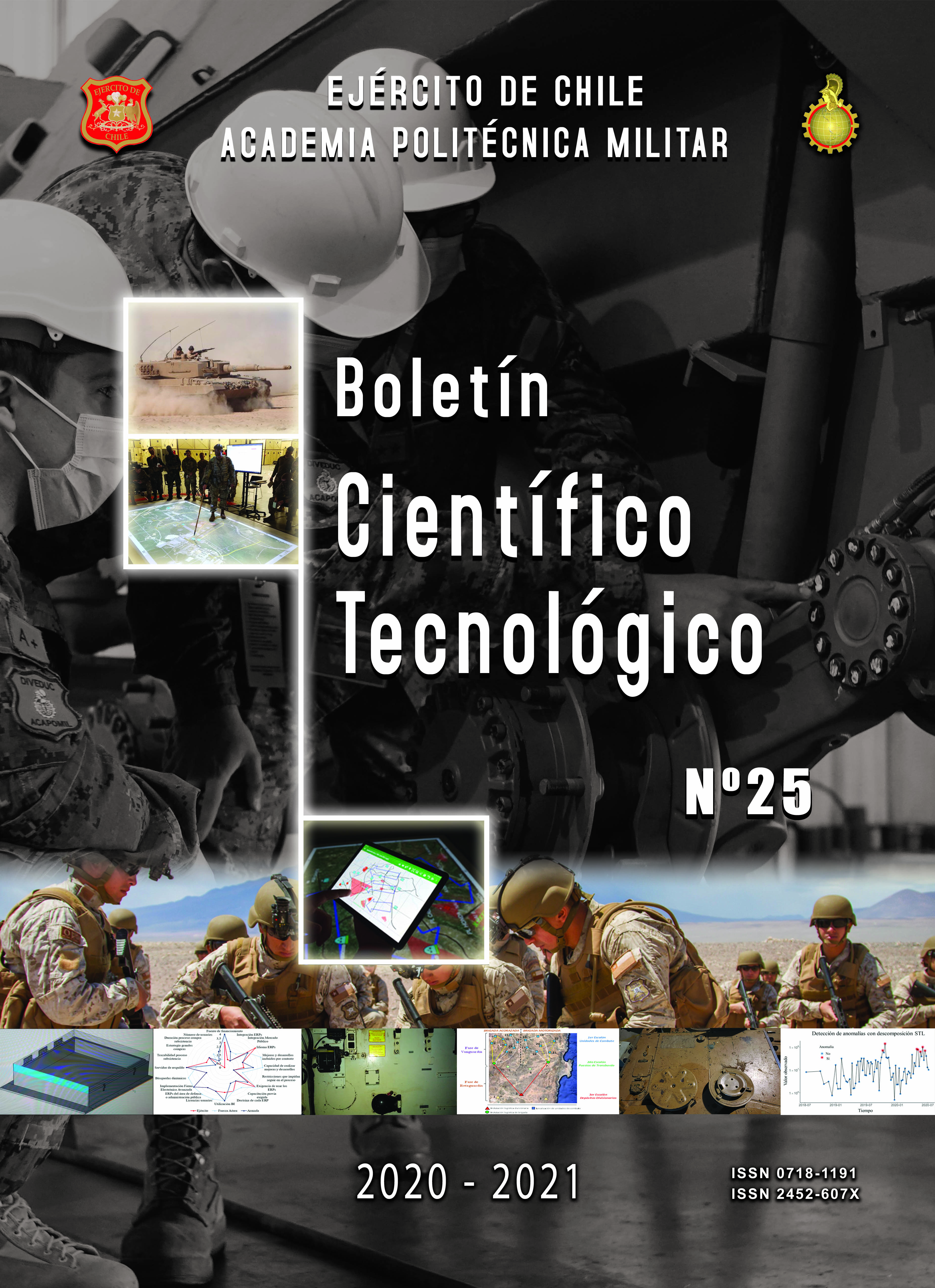					Ver Vol. 25 Núm. 1 (2021): Boletín Científico Tecnológico
				
